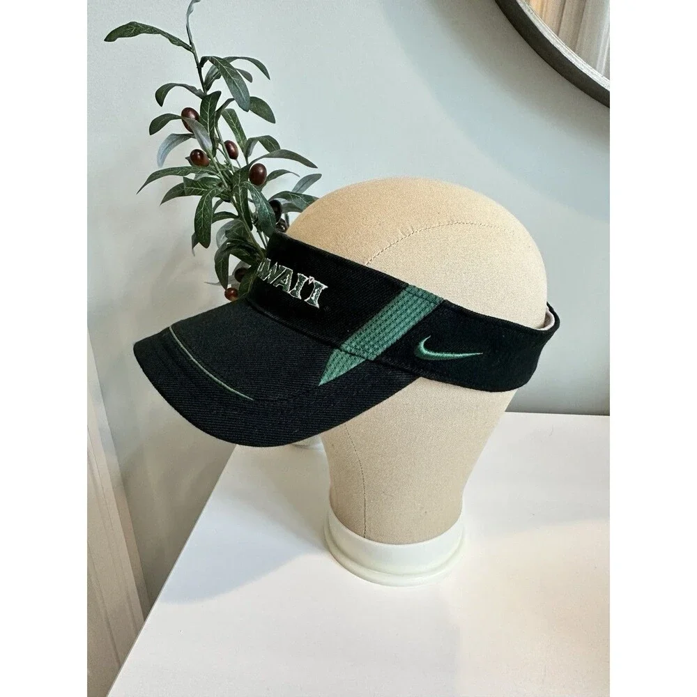 Nike University of Hawaii Rainbow Warriors Visor Vintage Y2K Wool- Adjustable